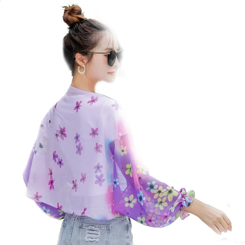 Summer Sun Protection Beach Shawl