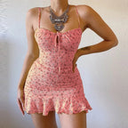 Casual Home Small Floral Dress
