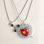 Sword Zircon Pendant Necklace