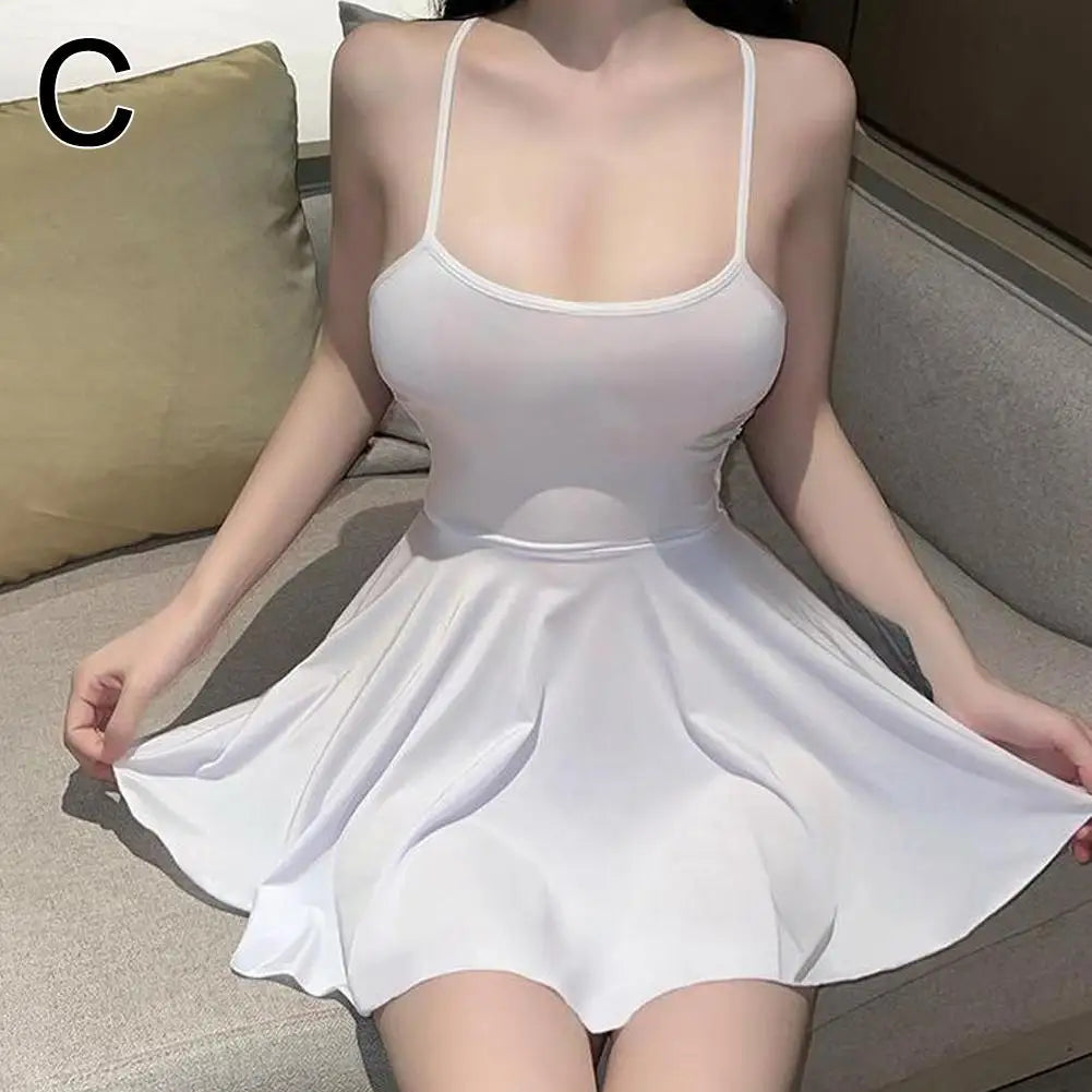 Pleated Micro MINI Dress