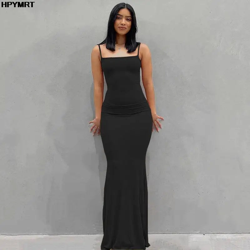 Backless Slim Sexy Maxi Dress